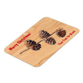Kiefernholzzweig Magnet (Linke Seite)