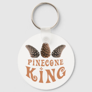 Kiefernkegel Schlüsselanhänger