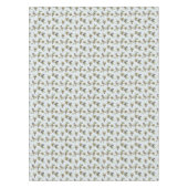 Kiefernkegel und -vögel Weihnachtsmuster Tischdecke (Vorderseite)