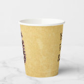 Kiefernkiefer auf Vintagem Papier Pappbecher (Links)