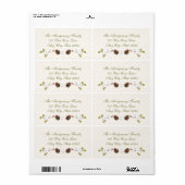 Kiefernkone und Blume Laurel und Berries (Vorne)