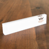 Kiefernkönigin Namensplakette (Seite)