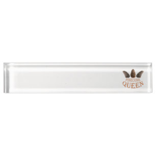 Kiefernkönigin Namensplakette