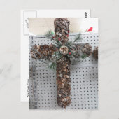 Kiefernkreuz Postkarte (Vorne/Hinten)