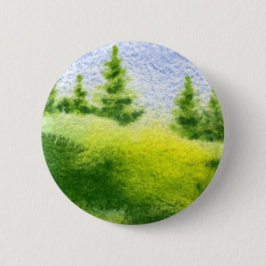 Kiefernlandschaft Button (Vorderseite)