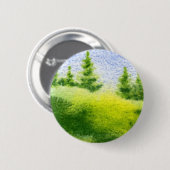 Kiefernlandschaft Button (Vorne & Hinten)