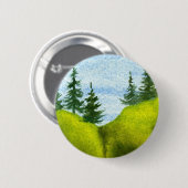 Kiefernlandschaft Button (Vorne & Hinten)