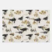 Kiefernlandschaft Landschaft Geschenkpapier Set (Vorderseite 3)