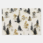 Kiefernlandschaft Landschaft Geschenkpapier Set (Vorderseite)