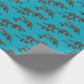 Kiefernmärten Geschenkpapier (Ecke)