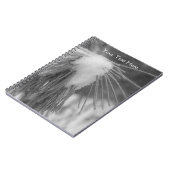 Kiefernnadeln im Schnee- und EisNatureybuch Notizblock (Linke Seite)