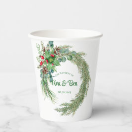 Kiefernnadeln, Rote Beere Pappbecher