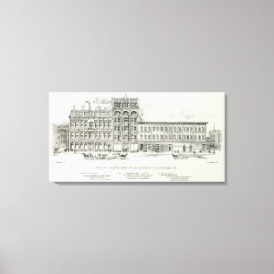 Kiefernnordseite Batterie und Sansome Leinwanddruck