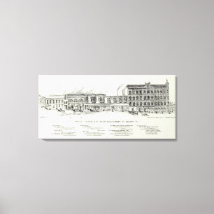 Kiefernnordseite Montgomery und Kearny Leinwanddruck