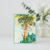 Kiefernpaste Postkarte (Stehend Vorderseite)