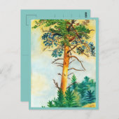 Kiefernpaste Postkarte (Vorne/Hinten)