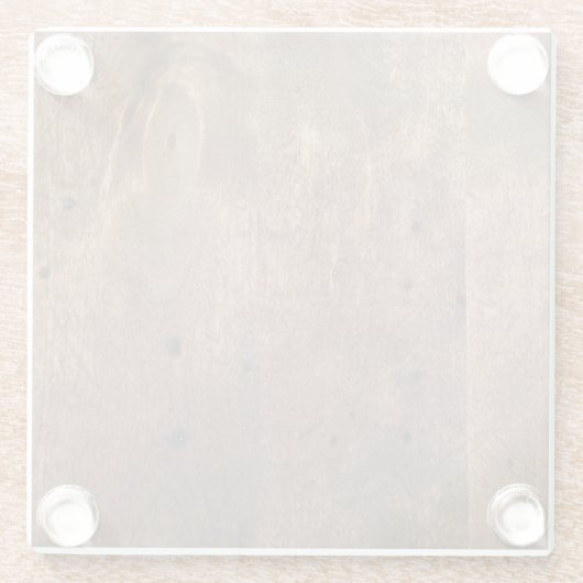 Kiefernplatte Glasuntersetzer (Rückseite)