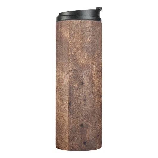 Kiefernplatte Thermosbecher (Nach links gedreht)