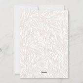 Kiefernrahmen Feiertagskarte (Rückseite)