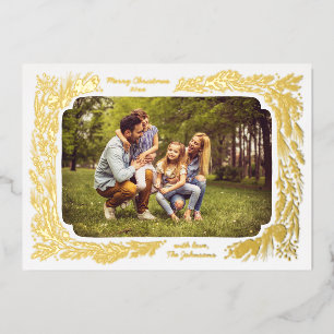 Kiefernrahmen Folien Feiertagskarte