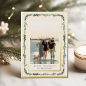 Kiefernrahmen-Foto Folien Feiertagskarte