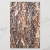 Kiefernrinde Briefpapier (Vorderseite)