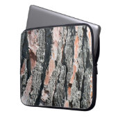 Kiefernrinde Laptopschutzhülle (Vorderseite Links)