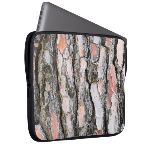 Kiefernrinde Laptopschutzhülle (Vorne Rechts)