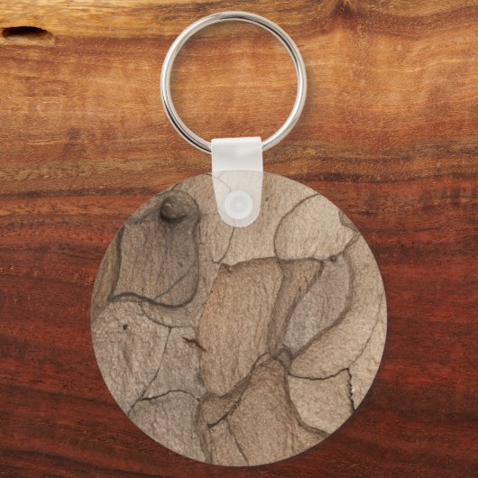 Kiefernrinde Schlüsselanhänger (Vorderseite)