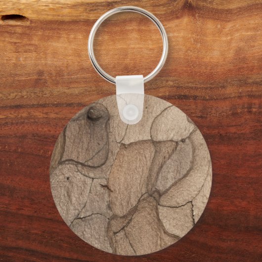 Kiefernrinde Schlüsselanhänger (Vorderseite)