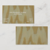 Kiefernsperrholz Visitenkarte (Vorne/Hinten)