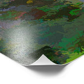 Kiefernstrahlung in Farbvariationen Fotodruck (Ecke)
