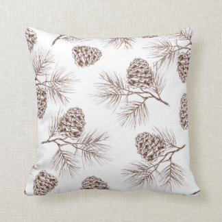 Kieferntannen-Weihnachtsbaum-Zedernfichtekegel Kissen