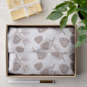 Kieferntannen-Weihnachtsbaum-Zedernfichtekegel Seidenpapier (Geschenk)