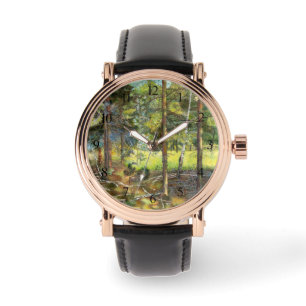 Kiefernwald Armbanduhr