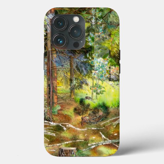 Kiefernwald Case-Mate iPhone Hülle (Rückseite)