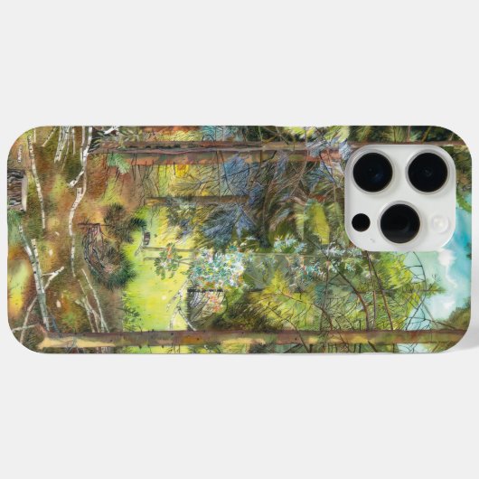 Kiefernwald Case-Mate iPhone Hülle (Rückseite (Horizontal))