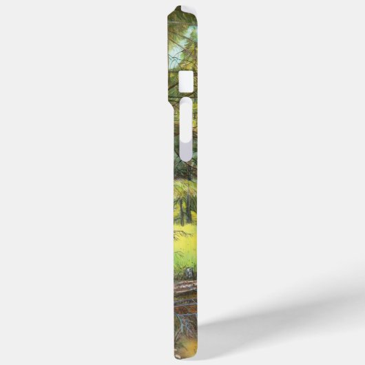 Kiefernwald Case-Mate iPhone Hülle (Rückseite / Links)