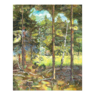 Kiefernwald Fotodruck