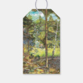 Kiefernwald Geschenkanhänger (Vorderseite)