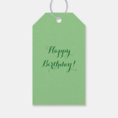 Kiefernwald Geschenkanhänger (Rückseite)