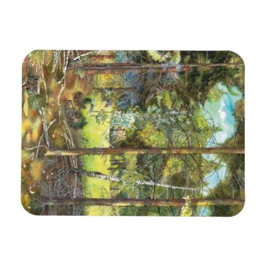 Kiefernwald Magnet (Horizontal)