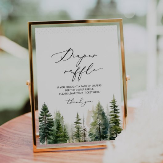 Kiefernwald-Mini-Windelraffinerie Poster