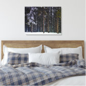 Kiefernwald mit Schnee - Zypern Leinwanddruck (Insitu (Schlafzimmer))
