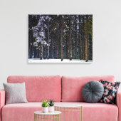 Kiefernwald mit Schnee - Zypern Leinwanddruck (Insitu (Wohnzimmer))