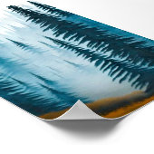 Kiefernwald Poster (Ecke)