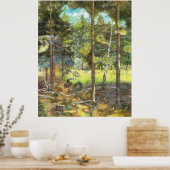 Kiefernwald Poster (Küche)