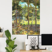 Kiefernwald Poster (Heimbüro)