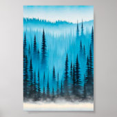 Kiefernwald Poster (Vorne)