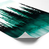 Kiefernwald Poster (Ecke)
